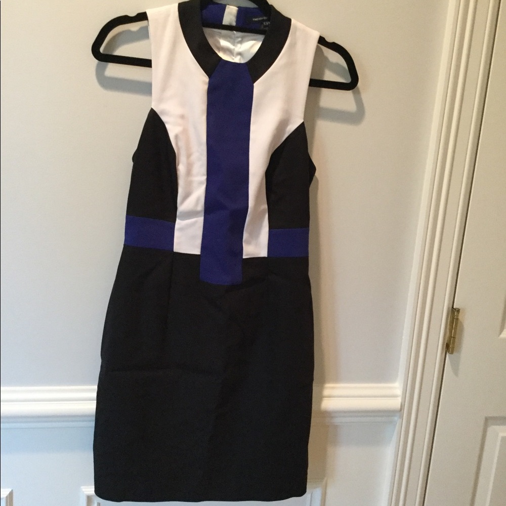 French Connection Color Blocked Dress